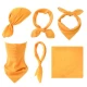 Бандана кърпа за глава Bandana Blank изчистена в тъмножълт цвят, Бандани кърпи - Hoodstyle.bg