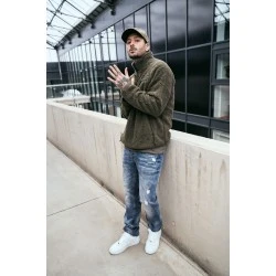 Мъжки дънки класическа кройка Brandit denim blue