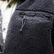Мъжко яке от плюшен полар в черно Brandit, Зимни якета - Hoodstyle.bg