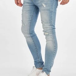 Мъжки Skinny-Jeans дънки DEF Dean в син цвят