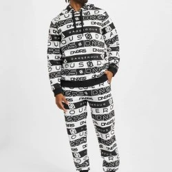 Мъжки анцуг в черно и бяло Dangerous DNGRS Oversized