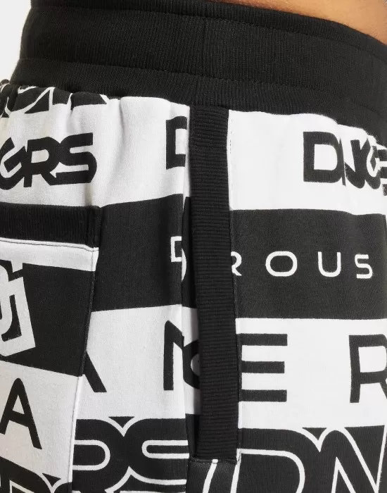 Мъжки анцуг в черно и бяло Dangerous DNGRS Oversized, Анцузи - Hoodstyle.bg