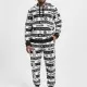 Мъжки анцуг в черно и бяло Dangerous DNGRS Oversized, Анцузи - Hoodstyle.bg
