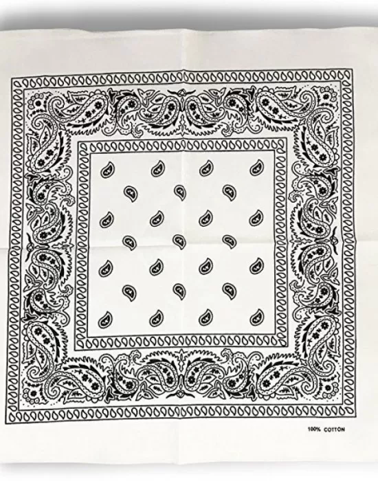 Кърпа за глава бандана HoodStyle Bandana в бяло, Бандани - Hoodstyle.bg