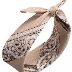 Кърпа за глава бандана HoodStyle Bandana в бежов цвят