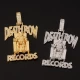 Death Row Records медальон в цвят сребро, Аксесоари - Hoodstyle.bg