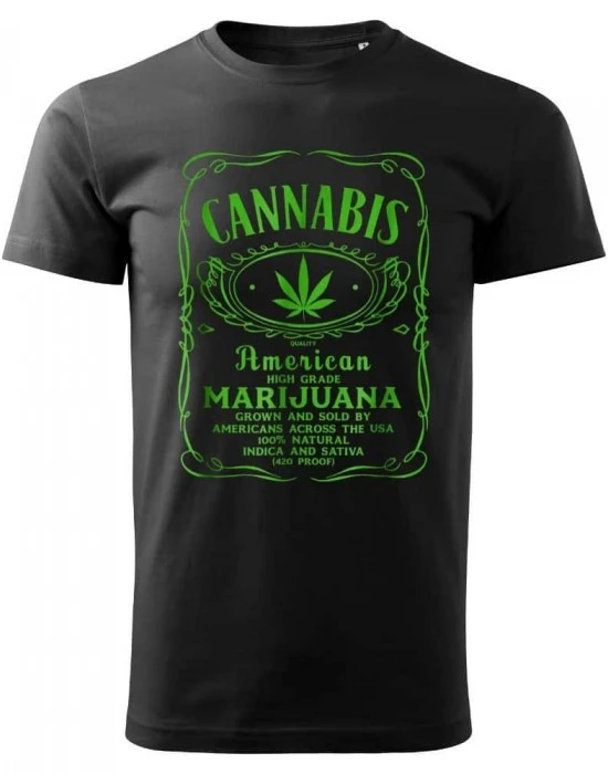 Тениска  Cannabis Whiskey, Мъже - Hoodstyle.bg