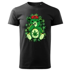 Тениска Bear Smoking Weed