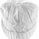Бийни шапка в бял цвят MSTRDS Beanie Cable Flap, Шапки бийнита - Hoodstyle.bg