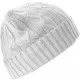 Бийни шапка в бял цвят MSTRDS Beanie Cable Flap, Шапки бийнита - Hoodstyle.bg