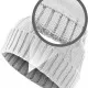 Бийни шапка в бял цвят MSTRDS Beanie Cable Flap, Шапки бийнита - Hoodstyle.bg