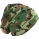 Бийни шапка с две лица в зелен камуфлаж MSTRDS Printed Jersey Beanie, Шапки бийнита - Hoodstyle.bg