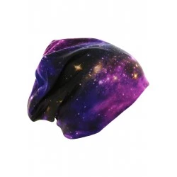 Бийни шапка с две лица MSTRDS Printed Jersey Beanie звезден небосклон