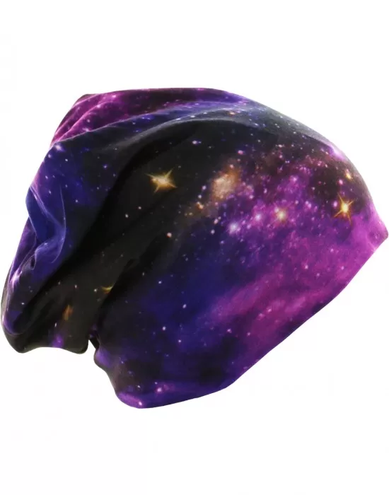 Бийни шапка с две лица MSTRDS Printed Jersey Beanie звезден небосклон, Шапки бийнита - Hoodstyle.bg
