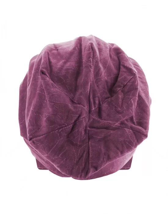 Бийни шапка в лилав цвят MSTRDS Stonewashed Jersey Beanie, Шапки бийнита - Hoodstyle.bg