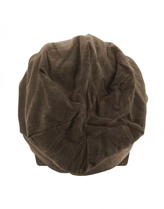Бийни шапква в кафяв цвят MSTRDS Stonewashed Jersey Beanie, Шапки бийнита - Hoodstyle.bg