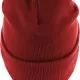 Бийни шапка в червен цвят MSTRDS Beanie Basic Flap Long Version, Шапки бийнита - Hoodstyle.bg