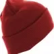 Бийни шапка в червен цвят MSTRDS Beanie Basic Flap Long Version, Шапки бийнита - Hoodstyle.bg