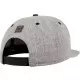 Шапка с козирка в сиво Letter Snapback G, Шапки с козирка - Hoodstyle.bg