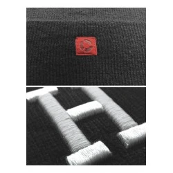 Бийни шапка в черен цвят MSTRDS Letter Cuff Knit Beanie H