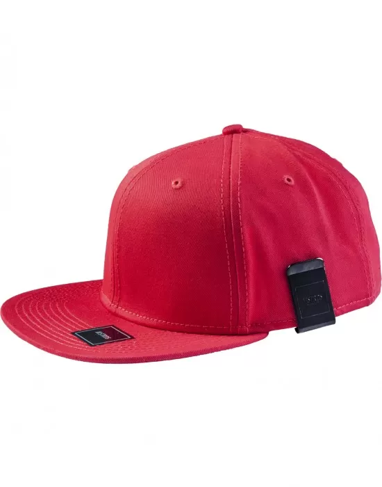 Шапка с козирка в червено MoneyClip Snapback Cap, Шапки с козирка - Hoodstyle.bg