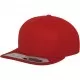 Шапка с козирка в червено 110 Fitted Snapback, Шапки с козирка - Hoodstyle.bg