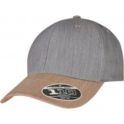 Шапка с козирка 110 Melange Mix Cap grey/khaki one size