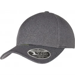 Шапка с козирка 110 Melange Unipanel darkgrey one size