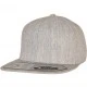 Шапка с козирка 110 Fitted Snapback heathergrey one size