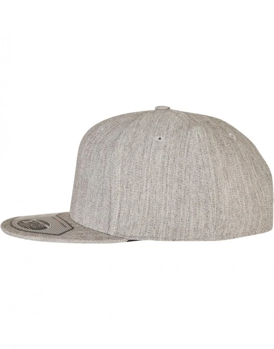 Шапка с козирка 110 Fitted Snapback heathergrey one size