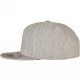 Шапка с козирка 110 Fitted Snapback heathergrey one size