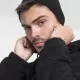 Шапка бийни в черен цвят Heavyweight Beanie, Шапки бийнита - Hoodstyle.bg