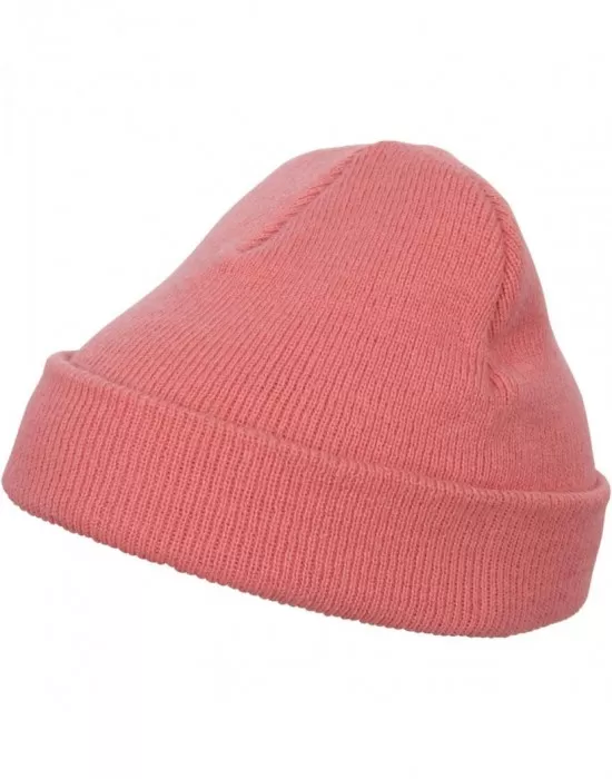 Шапка бийни в цвят корал Heavyweight Beanie, Шапки бийнита - Hoodstyle.bg