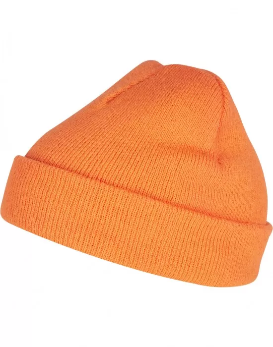 Шапка бийни в оранжев цвят Heavyweight Beanie, Шапки бийнита - Hoodstyle.bg