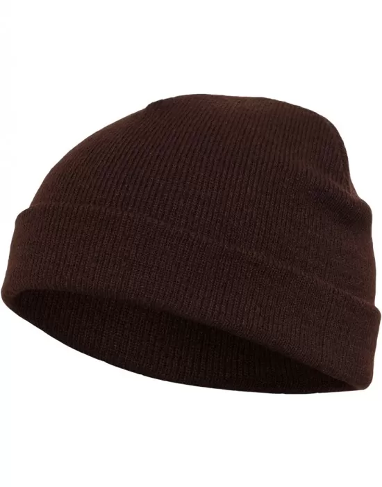 Шапка бийни в кафяв цвят Heavyweight Beanie, Шапки бийнита - Hoodstyle.bg