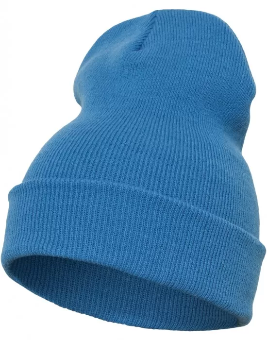 Шапка бийни в син цвят Heavyweight Long Beanie, Шапки бийнита - Hoodstyle.bg