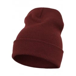 Шапка бийни в тъмночервен цвят Heavyweight Long Beanie 