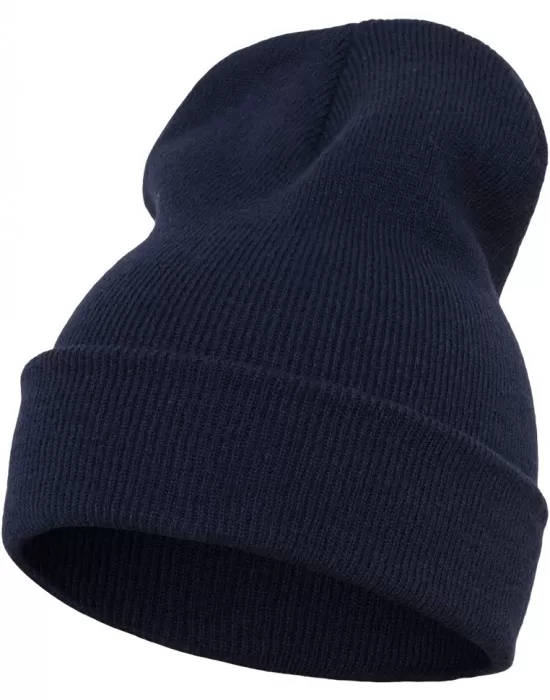 Шапка бийни в тъмносин цвят Heavyweight Long Beanie, Шапки бийнита - Hoodstyle.bg