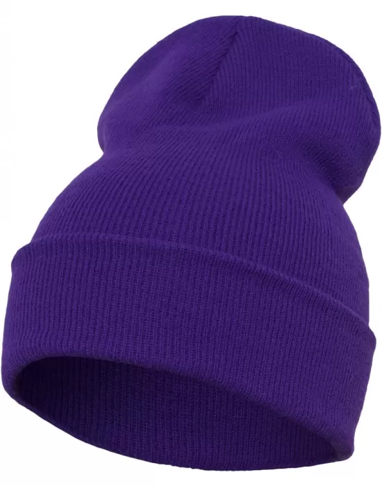 Шапка бийни в лилав цвят Heavyweight Long Beanie, Шапки бийнита - Hoodstyle.bg