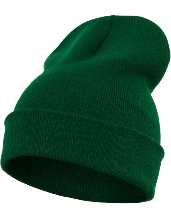 Шапка бийни в тъмнозелен цвят Heavyweight Long Beanie spruce, Шапки бийнита - Hoodstyle.bg