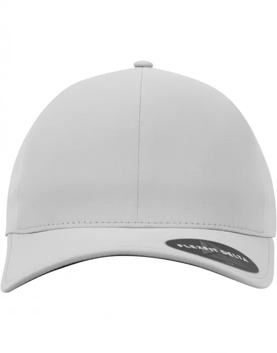 Шапка с козирка в сиво Flexfit Delta, Шапки с козирка - Hoodstyle.bg
