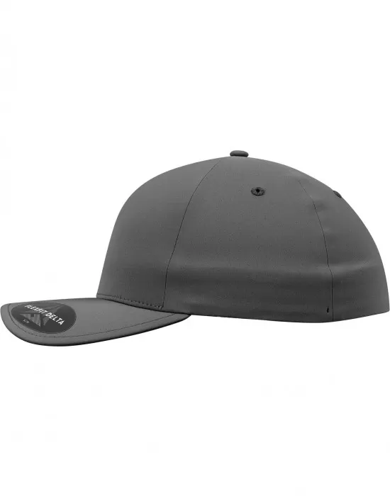 Шапка с козирка в тъмносиво Flexfit Delta, Шапки с козирка - Hoodstyle.bg
