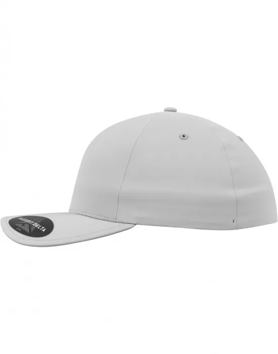 Шапка с козирка в сиво Flexfit Delta, Шапки с козирка - Hoodstyle.bg