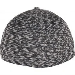 Шапка с козирка в черен меланж FLEXFIT DELTA UNIPANEL CAP melange black 
