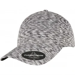 Шапка с козирка в сив меланж FLEXFIT DELTA UNIPANEL CAP melange silver 