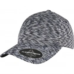 Шапка с козирка в тъмносин меланж FLEXFIT DELTA UNIPANEL CAP melange navy 