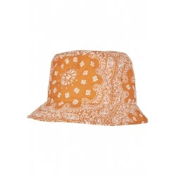Шапка идиотка в оранжев бандана дизайн Bandana Print Bucket Hat 