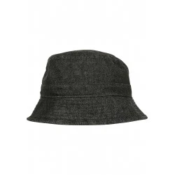 Дънкова шапка идиотка в черен цвят Denim Bucket Hat 