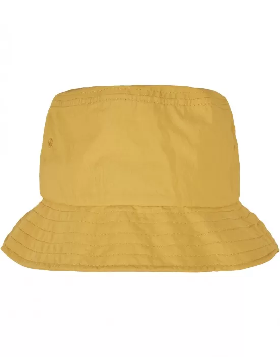 Шапка идиотка от водоотблъскаваща материя в жълт цвят Water Repellent Bucket Hat, Идиотки - Hoodstyle.bg