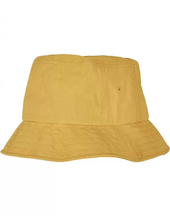 Шапка идиотка от водоотблъскаваща материя в жълт цвят Water Repellent Bucket Hat, Идиотки - Hoodstyle.bg